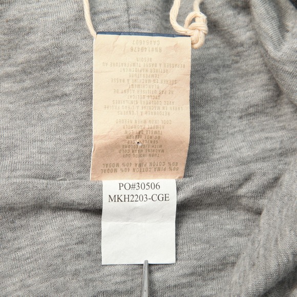 Faherty Hoodie Mens 2XL Gray Cloud Reversible Lightweight Pima Cotton Modal - Picture 5 of 11